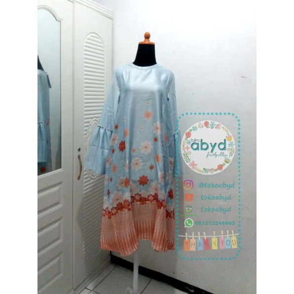 Baju Atasan Muslim Wanita Zoya Tunik Mazlina