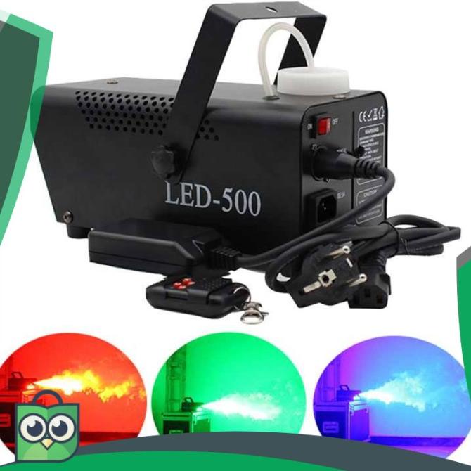 Mesin Asap Warna Lampu Panggung Fogger Stage Machine Ejector Rgb Led termurah