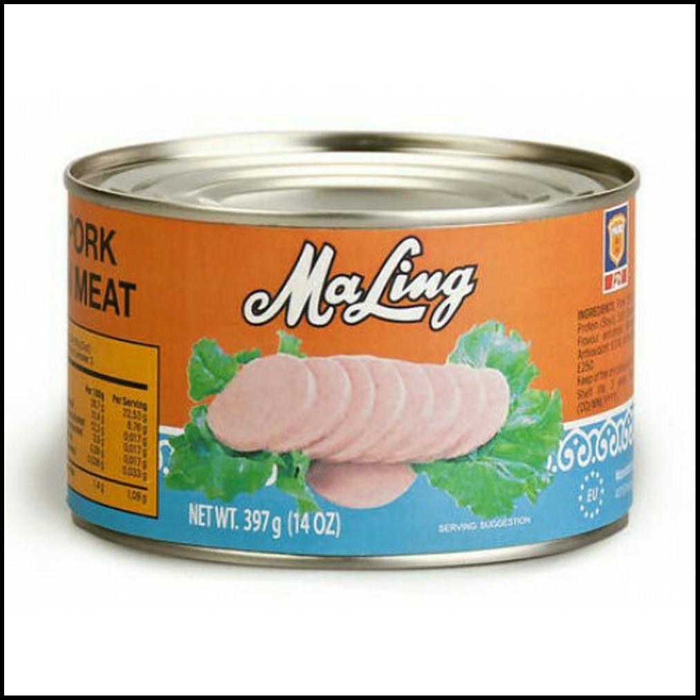 

Ma Ling Tts 397Gr Luncheon Pork Meat / Ham Daging Babi Maling Non Halal