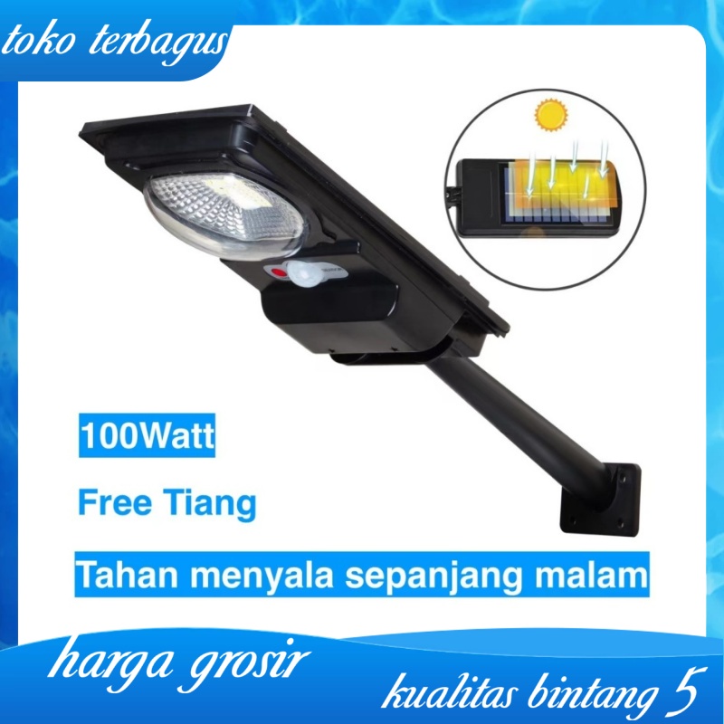 Lampu Tenaga Surya 100Watt Solar Cell Solar Panel Waterproof