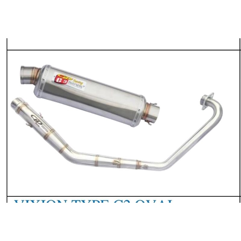 KNALPOT CLD C3 OVAL C3 BULAT  YAMAHA VIXION OLD VIXION NEW