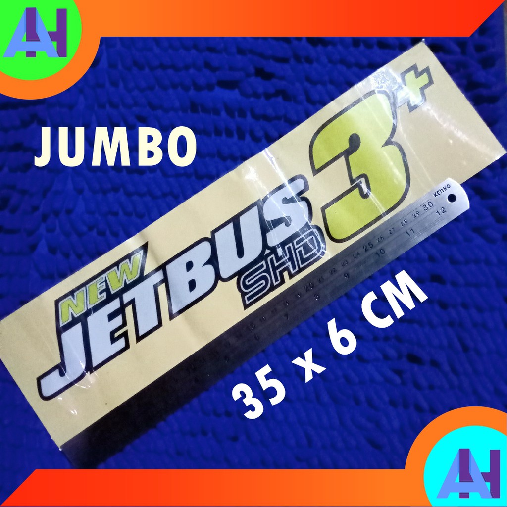 Sticker Mobil Jetbus 3+ Sticker Bis, Sticker Bismania, Jetbus 3 plus, sticker elf bis dan mobil
