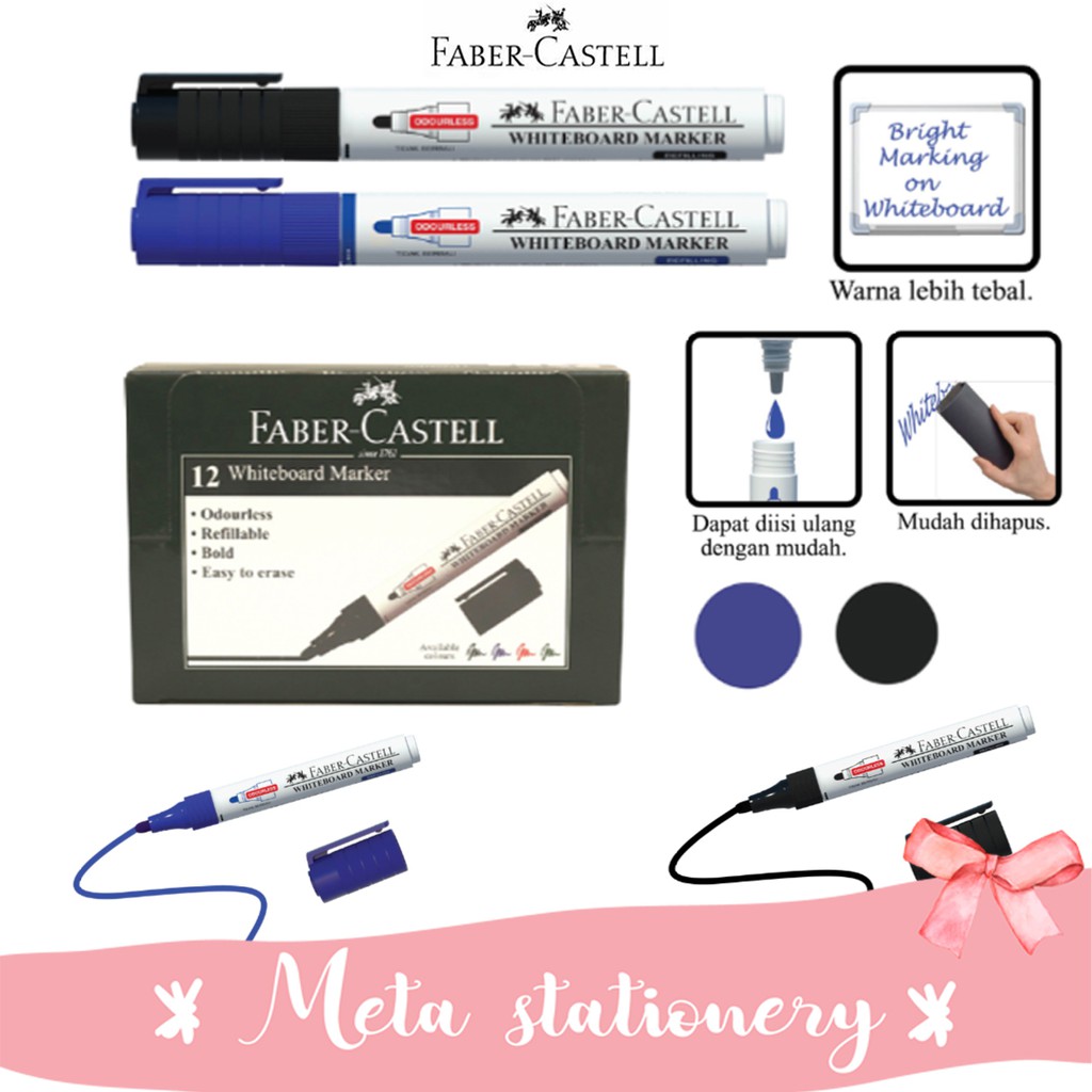 

Spidol Papan Tulis / Whiteboard Marker Pen Eco Faber Castell 1pc