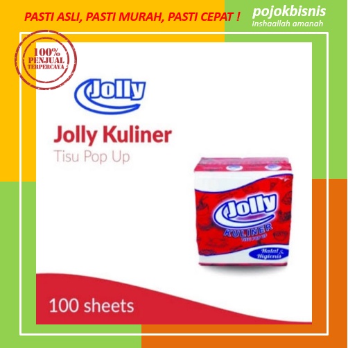 TISSUE POP UP JOLLY 90GRAM / TISU KULINER