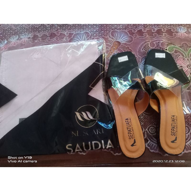 sandal hak 3cm