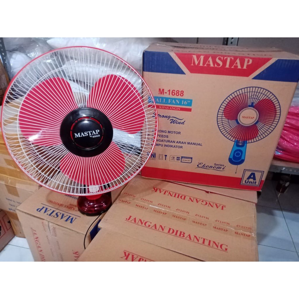 Kipas Dinding Mastap 16 Inch / Wall Fan (Khusus OJEK ONLINE)