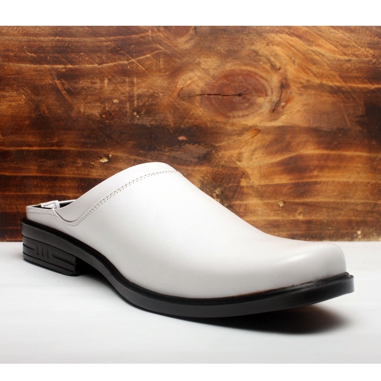 Sepatu Sandal Pria Kulit Asli Rasheda SL 03 Selop Tutong