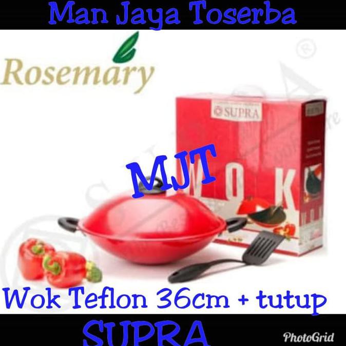 Wok Teflon 36Cm + Tutup Supra Akalipa