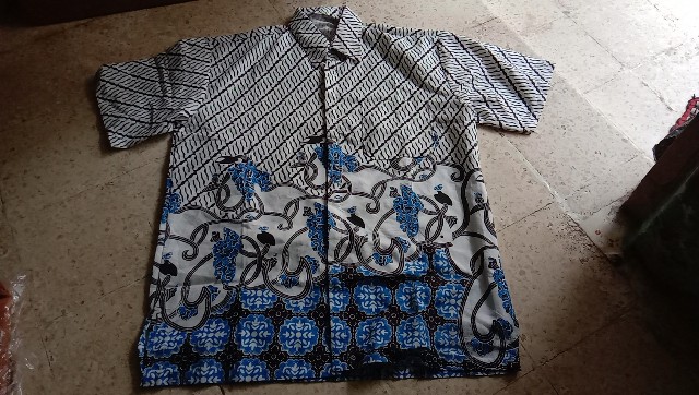 Bswart Batik Hrb026 Kenongo Hem Pendek Padi Pekalongan M L Xl Batik Pria Murah Modern Grosir