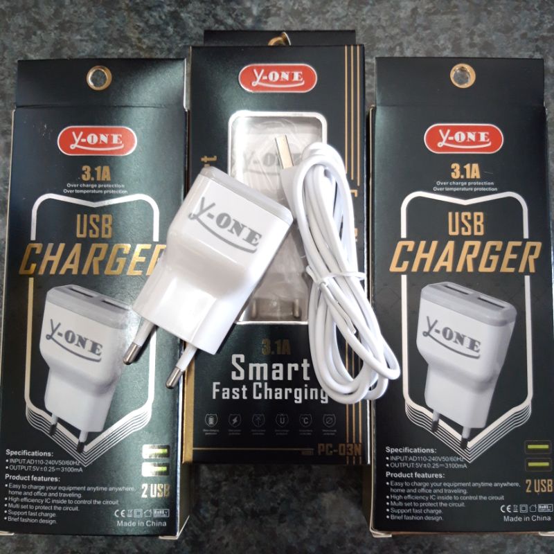 Tc CHARGER fastcharging YONE PC-03N 3.1A | 2USB