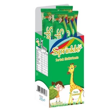 SPRINKLE SERBUK SACHET 5 GR - Multivitamin Anak 3 Rasa Seaweed Plain Beef