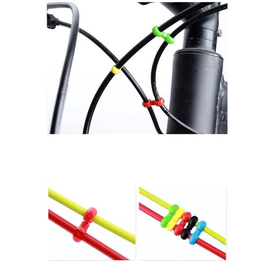 Pengikat Kabel Sepeda Rem Shifter Rotating Hook Cable S Clip Roadbike MTB Sepeda Lipat