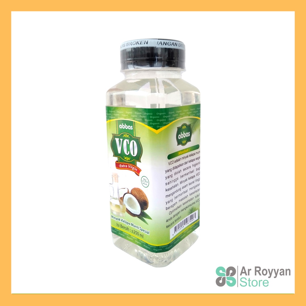 

VCO Oil 250ml Extra Vigin organic MINYAK KELAPA ASLI kemasan botol plastik