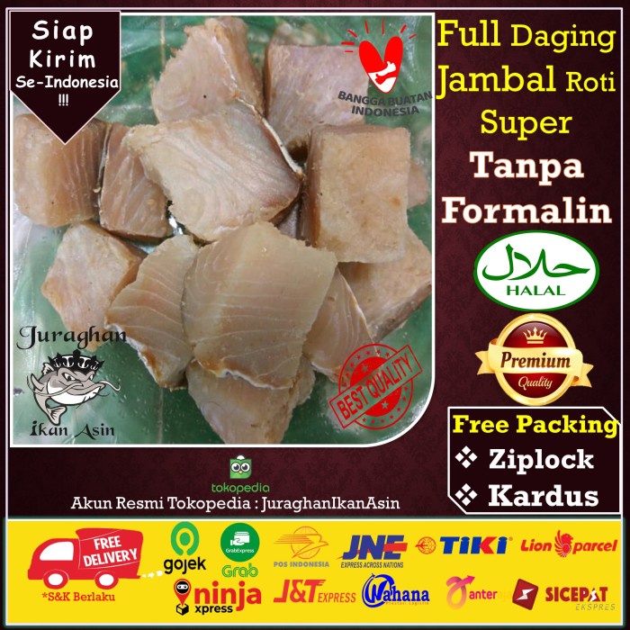 

Jambal Roti Potongan Full Daging TerEnak Kualitas Super dan Higieniss