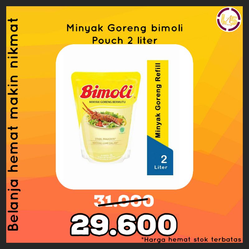 

minyak gireng bimoli pouch 2liter