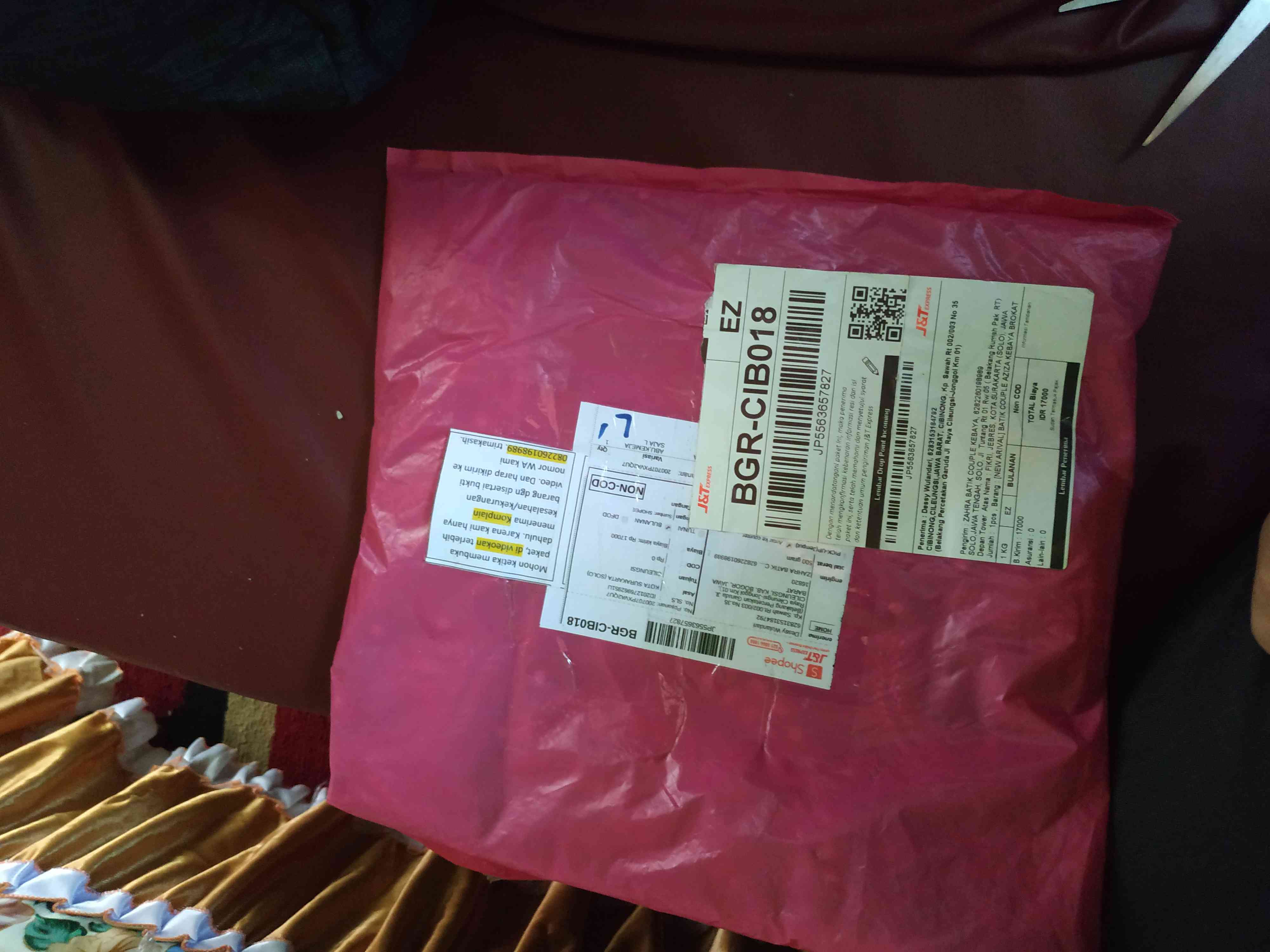 [new Arival] Batik Couple Aziza Kebaya Brokat Tille Mutiara Sarimbit Syari - Bs125