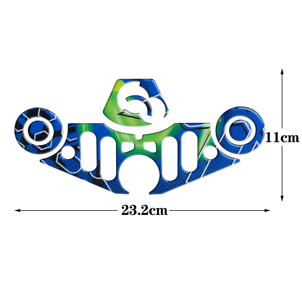 Stiker Pelindung Tangki Bensin Motor YAMAHA R15 Bentuk Tulang Ikan 3D Anti Slip