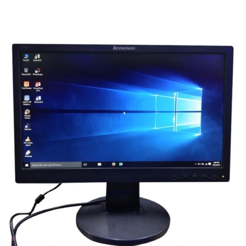 MONITOR LCD LENOVO 19 INCH LIKE NEW PALING MURAH