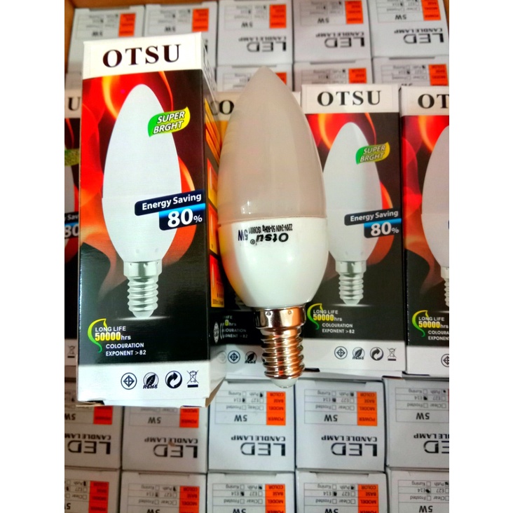 LAMPU CANDEL OTSU LED 5W PUTIH - E14