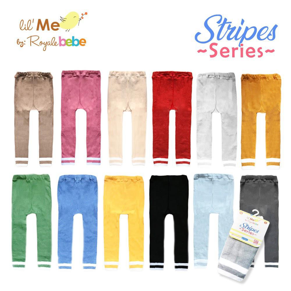 ROYALE BEBE LIL ME LEGGING GARIS STRIPES 0 - 12 bulan