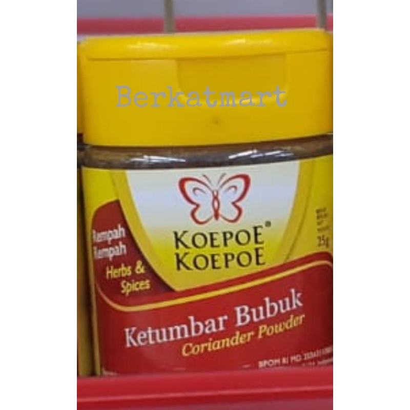 Ketumbar Bubuk Koepoe Coriander Powder Kupu 25 Gram