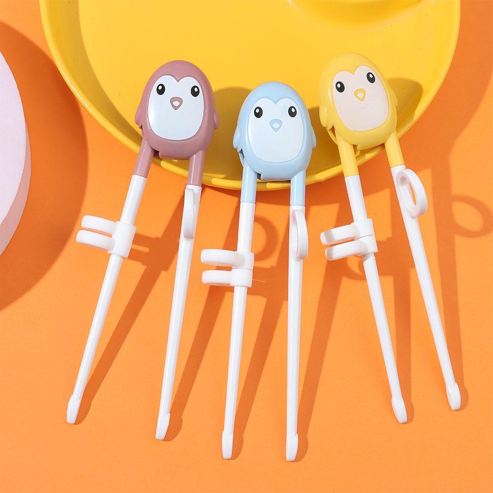 Solighter 1pasang Sumpit Belajar Ketangguhan Bayi Anak Pemula Chopstick