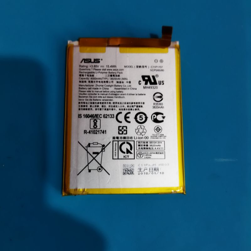 batre asus max M1 original copotan