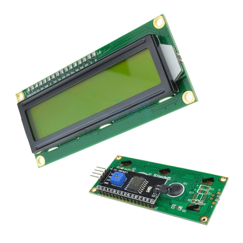 LCD I2C 16x2 Green with I2C