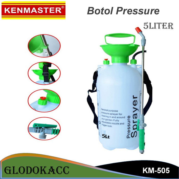 Botol Pressure Sprayer 5 Liter / Kenmaster Botol Seba Guna KM-505