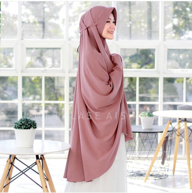 (AMD) AZARIA PED ANTEM HIJAB INSTAN SUPER JUMBO WOLFIS PREMIUM