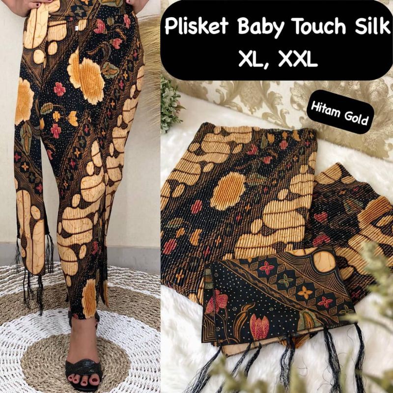 kamen plisket + selendang