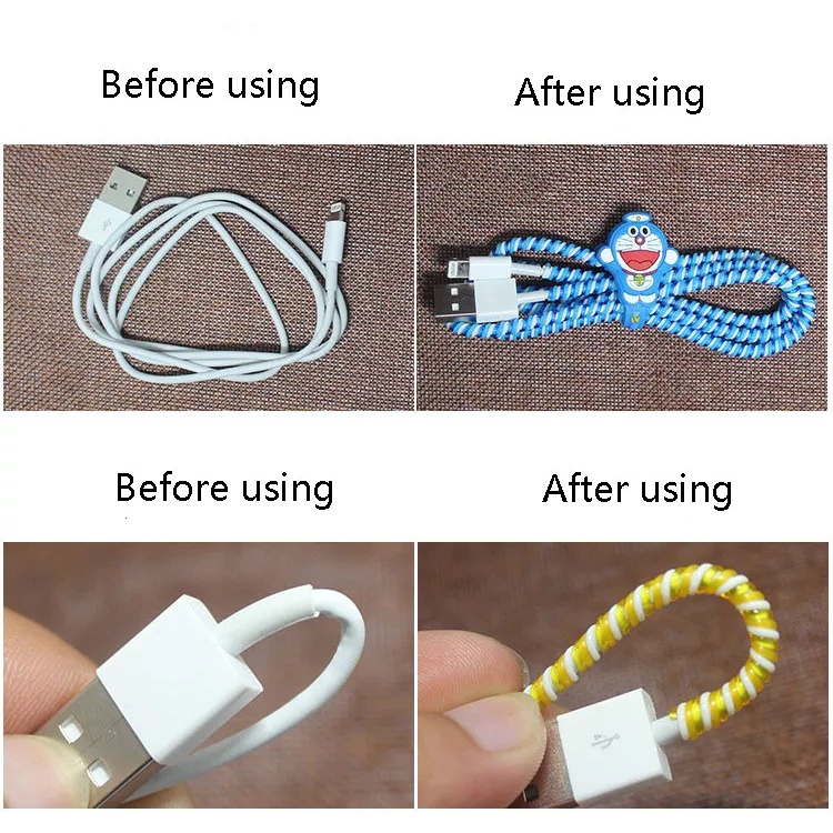 Pelindung Kabel Spiral Charger 1 Warna / Penglilit Kabel 1 Warna / Lilitan Kabel 1 Warna