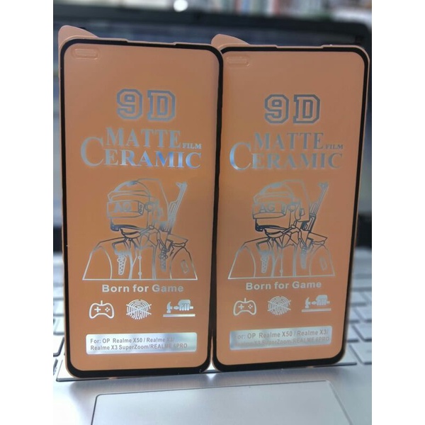 tempered cramics matte anti pecah for realme x50/realme X3/realme X3 superzoom/realme 6 pro temper c