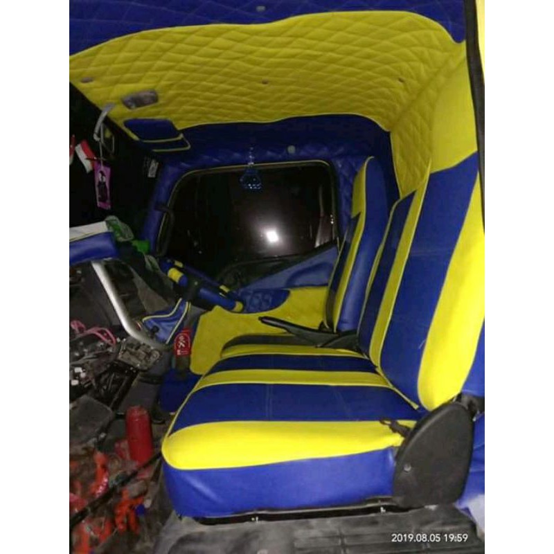 sarung jok model dymen full kabin truck all series canter