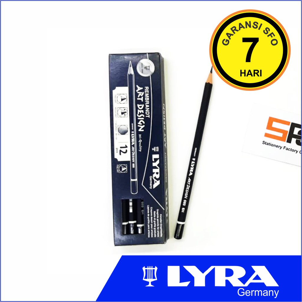 

Pensil Lyra Art Design 669 6H - Graphite Pencil 6H