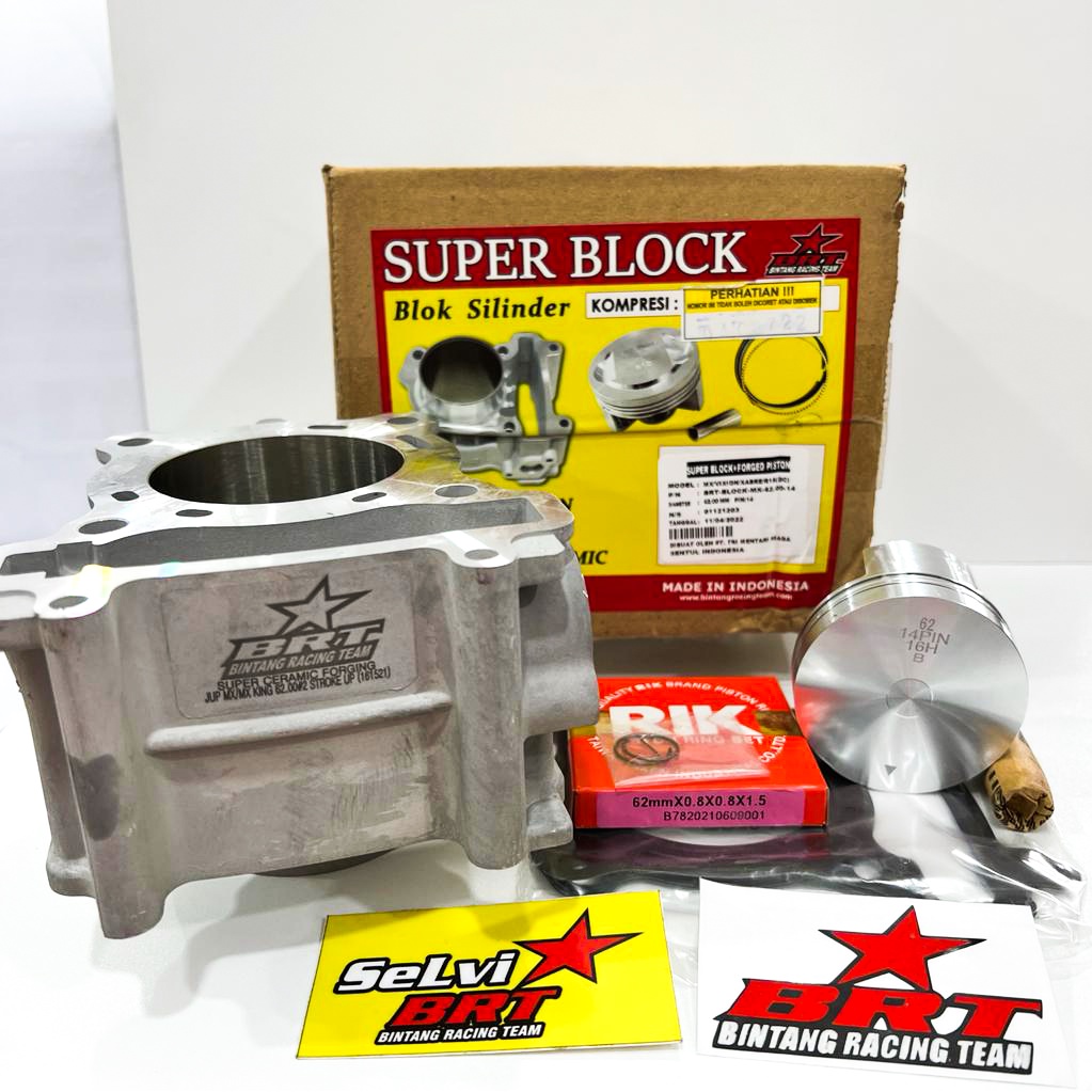 BLOK BRT CERAMIC JUPITER MX VIXION MX KING NVL NVA R15 XABRE KERAMIK 62 62MM