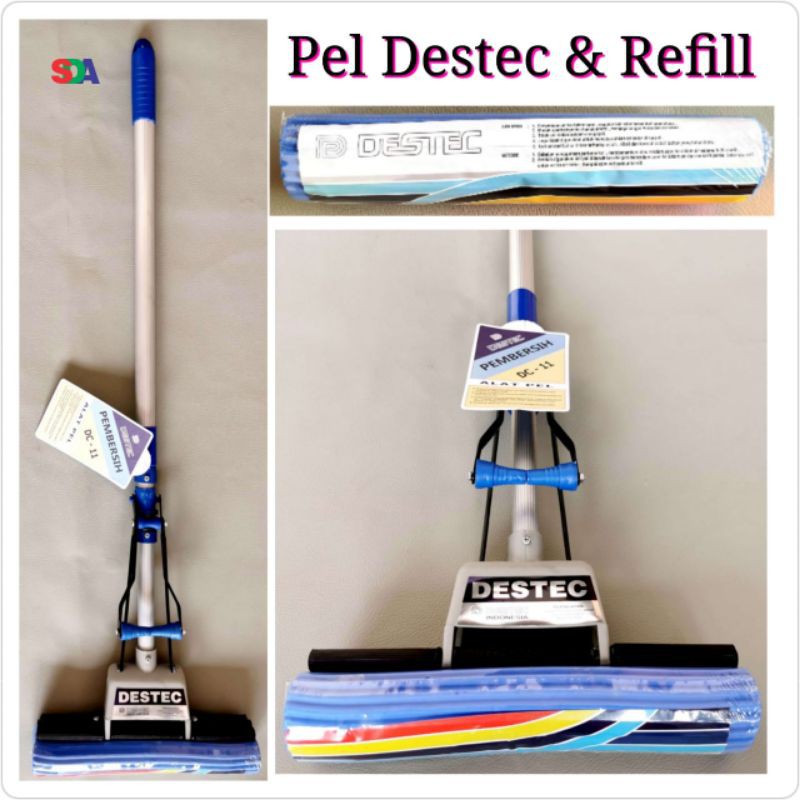 Destec DC-11 Magic Cleaner Mop Alat Pel Sponge