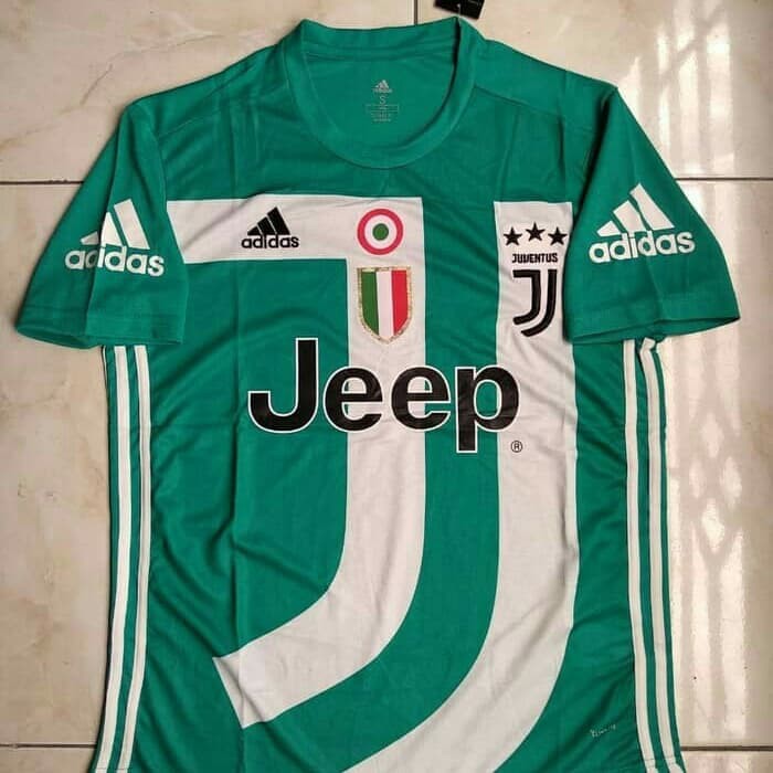 JERSEY BOLA JUVENTUS GK KIPER HIJAU 2019/2020 GRADE ORI