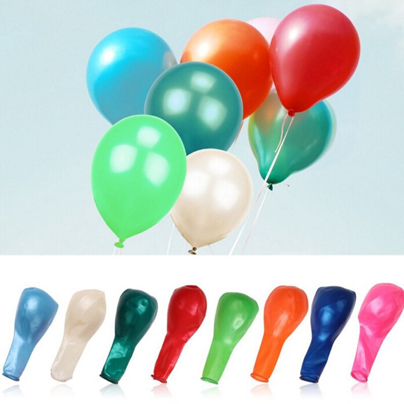 Isi 100 pcs Balon Metalik Polos 10 inch Banyak Warna /Balon Latex  /Balon Polos100pcs /Balon Dekorasi/ Balon Pesta/ Balloon