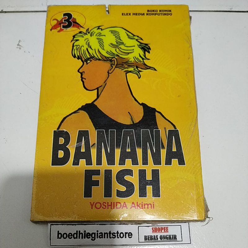 komik banana fish 3, broken segel