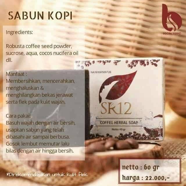 SR12 sabun kopi