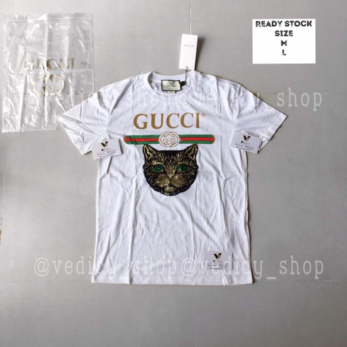 gucci mystic cat shirt