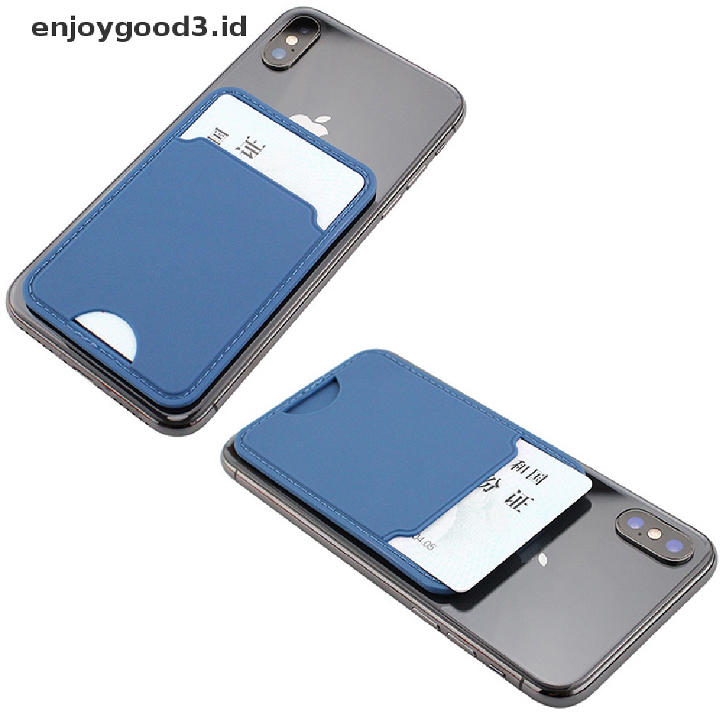 (Rready Stock) Holder Kartu Bahan Silikon Untuk Handphone (ID)