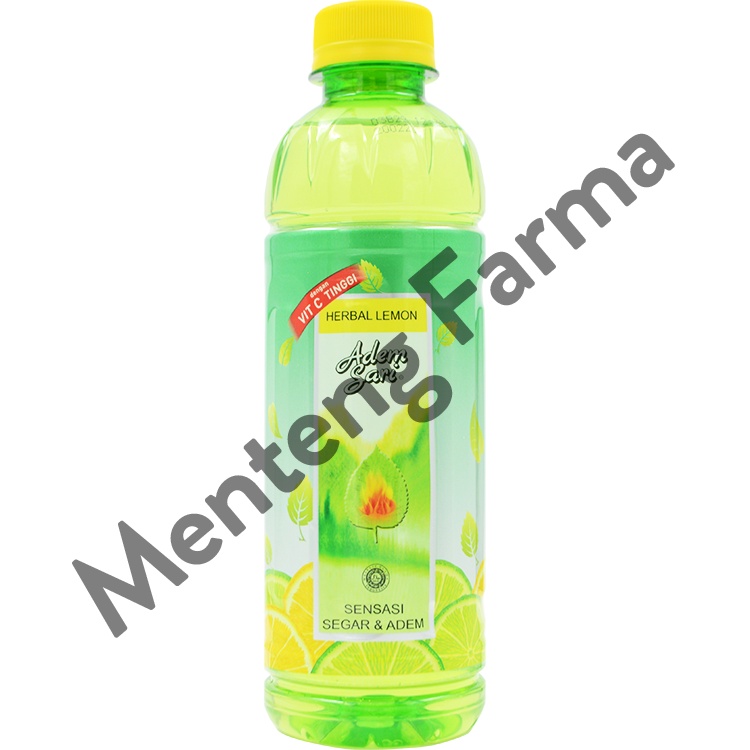 Adem Sari Ching Ku Herbal Lemon 350 mL - Minuman Penyegar Panas Dalam Botol RTD