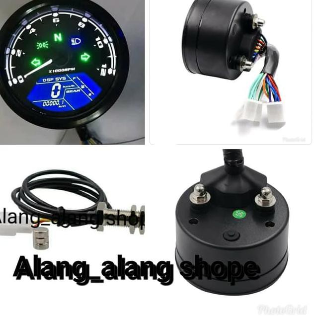 Terbaru YRN tecometer+speedometer+odometer. komplit. semua jenis motor universal