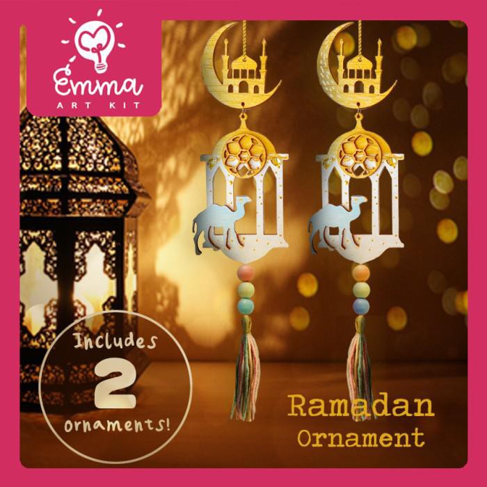 

Art / Ramadan / Idul Fitri Ornament Art Kit W/ Paint & Brush By Emma Art Kit