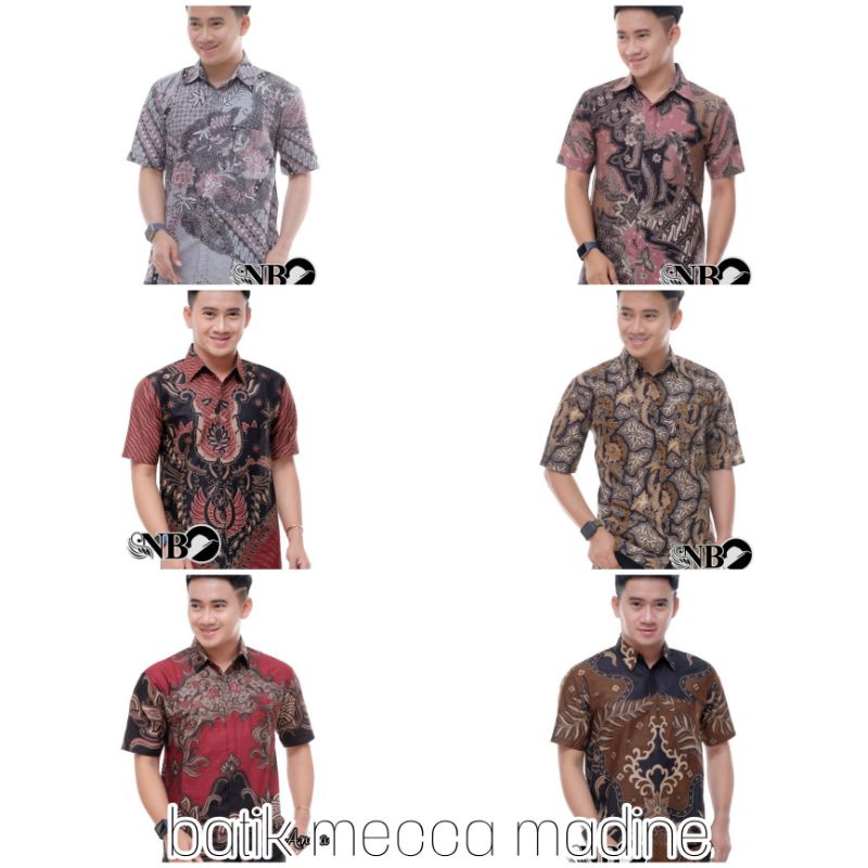 M, L, XL, XXL, XXXL, XXXXL, XXXXXL HEM KEMEJA BATIK PRIA LENGAN PENDEK