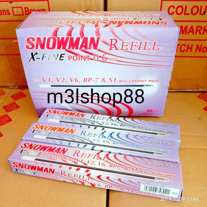 

Isi ballpoint/isi pen/refill ballpoint snowman
