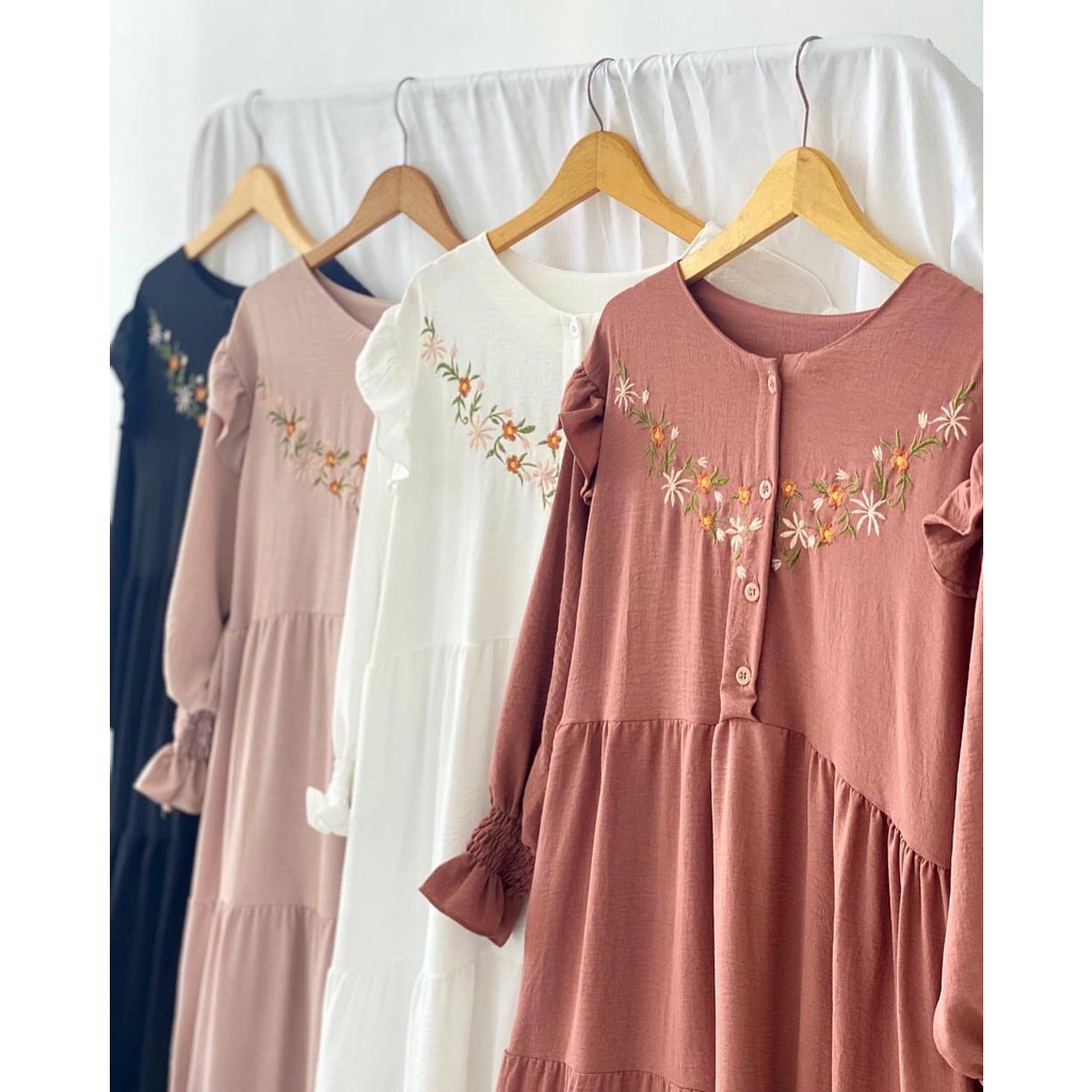 ARUNA DRESS - DRESS WANITA - PAKAIAN MUSLIM - BAJU GAMIS