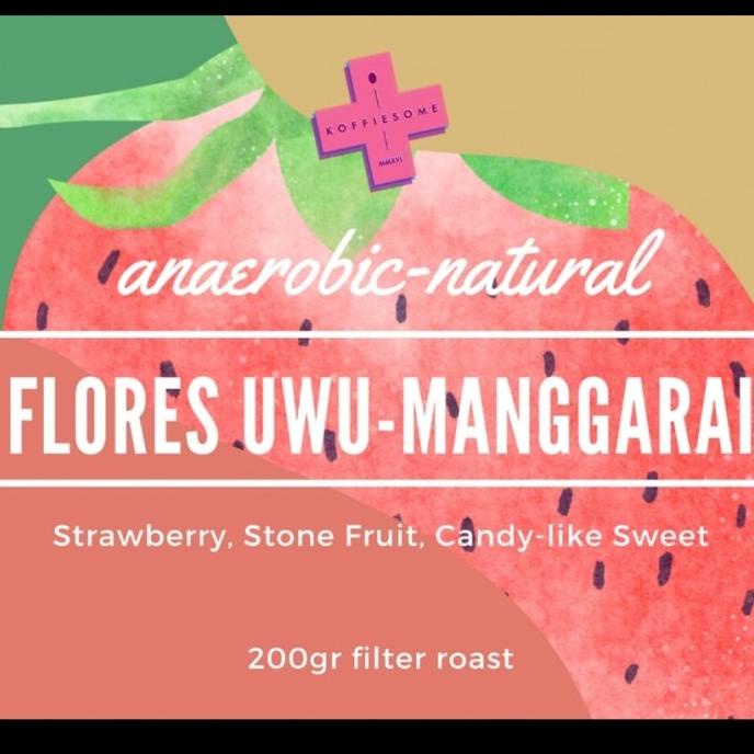

Biji Kopi Flores UWU manggarai 200gr Anaerobic-Natural light roast